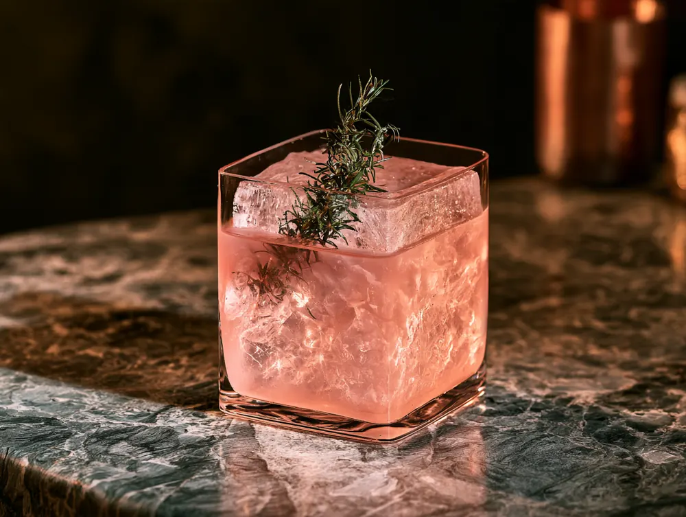 Rectangular cocktail block